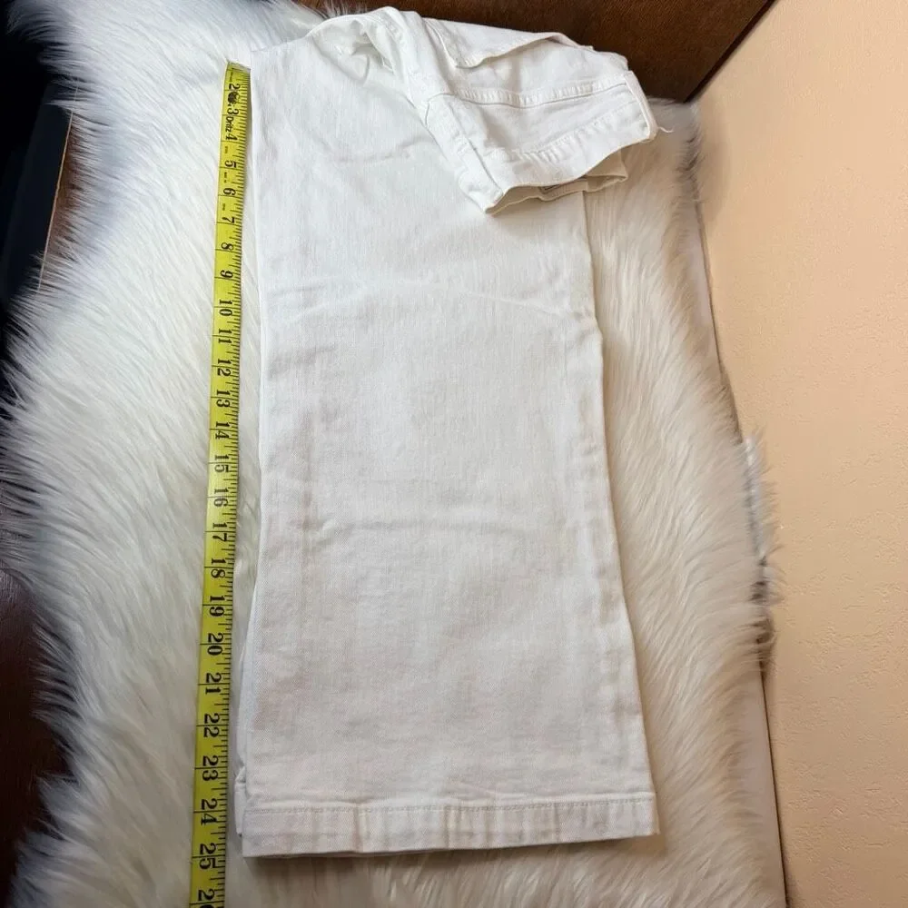 GAP High Rise Stride Ankle Jeans White Size 30/10P